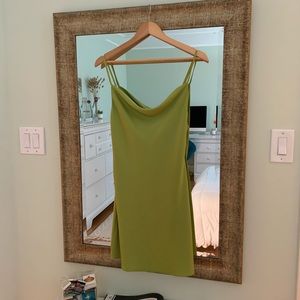 UO Mallory Cowl Neck Slip Dress